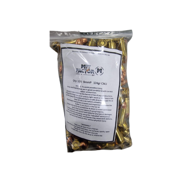 Tumbling Brass 9mm 124gr